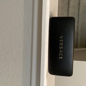 Versace Black and Gold Sunglasses Case